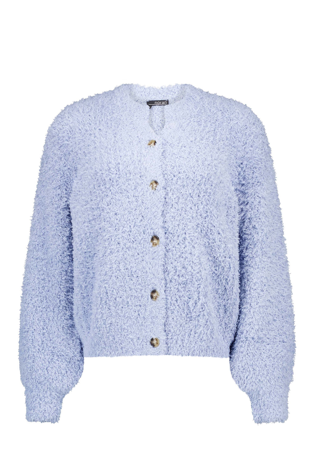 Bouclé Knit Cardigan | Button Front | Soft Texture | Cropped Silhouette
