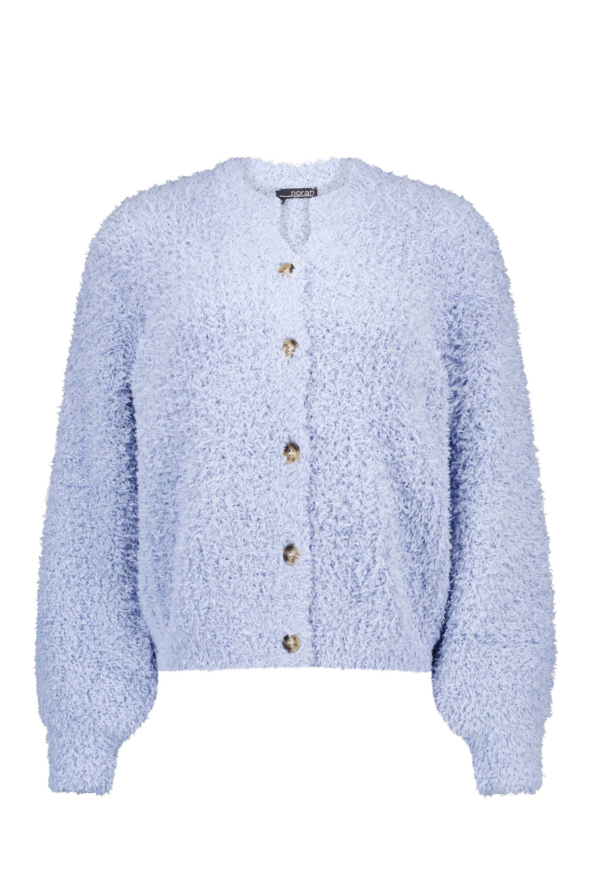 Bouclé Knit Cardigan | Button Front | Soft Texture | Cropped Silhouette