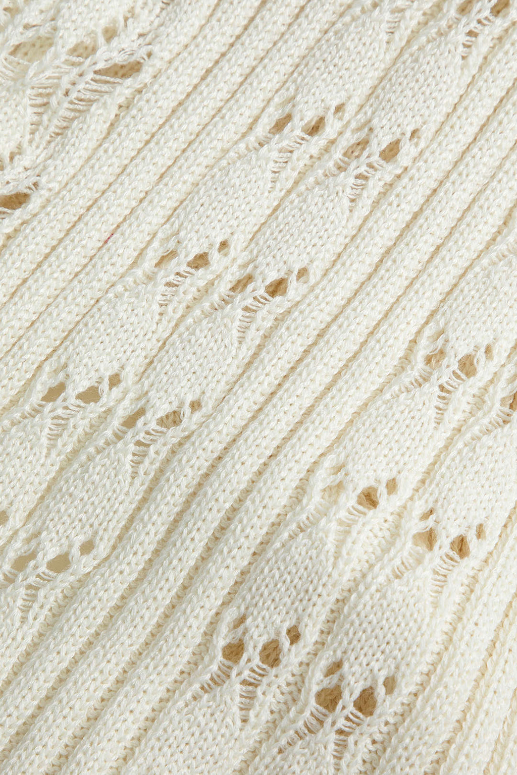 Solid Knit Cut Out Button Cardigans