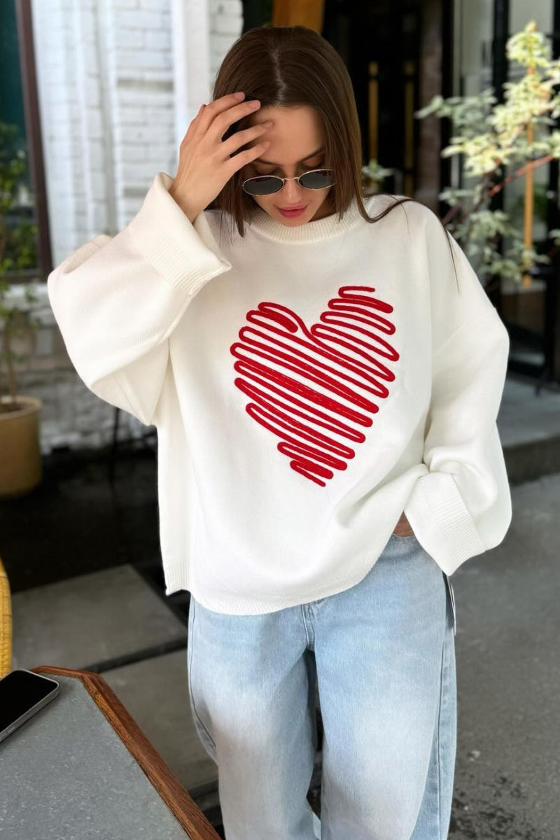 Oversized Love Knit Top