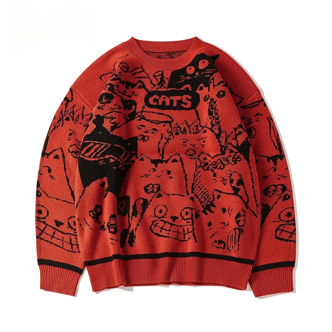 Cats Expressions Sweater