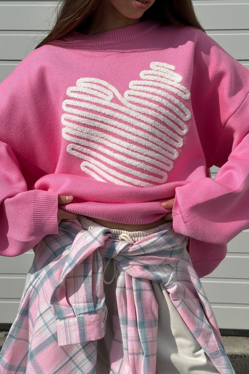 Oversized Love Knit Top