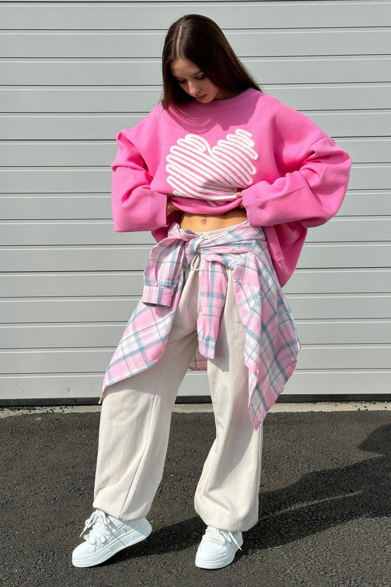 Oversized Love Knit Top