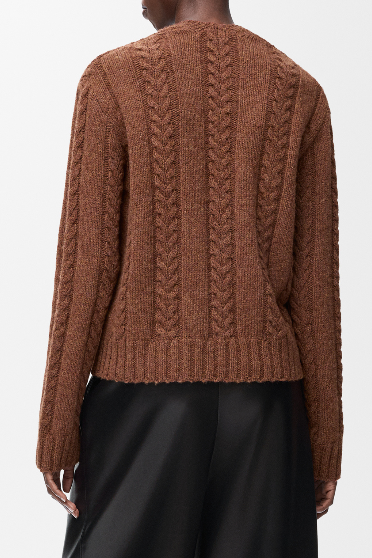 Khala Cable-knit Sweater - Brown