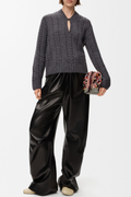 Khala Cable-knit Sweater - Grey