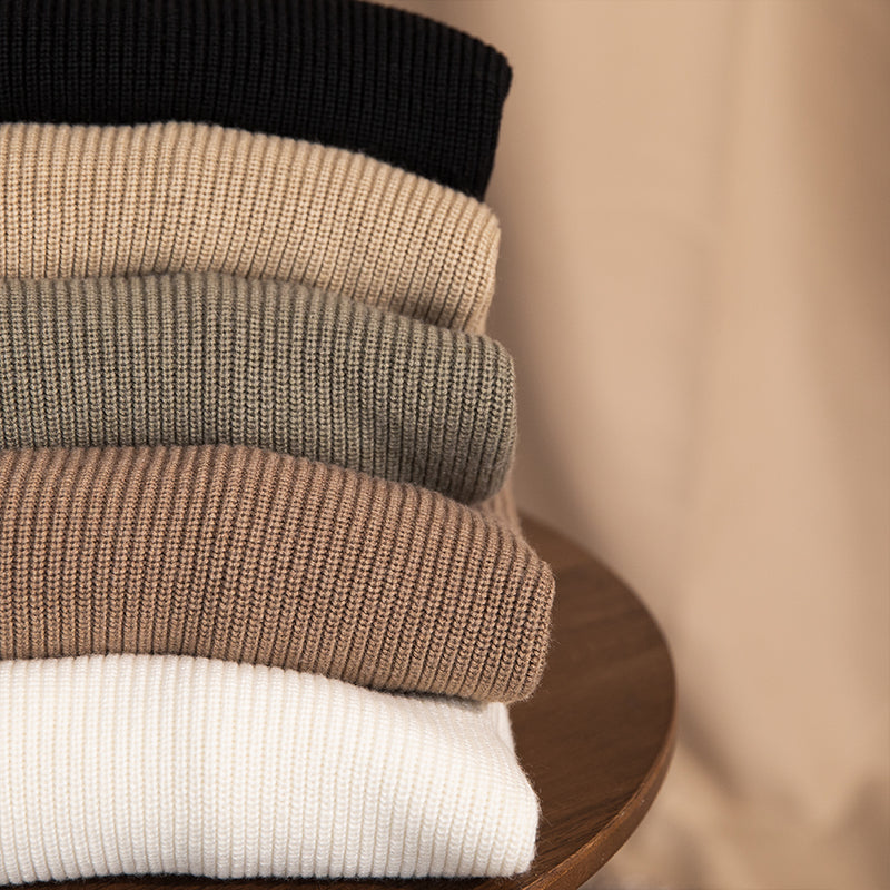 Maison Wool Blend Crewneck Sweater for Men