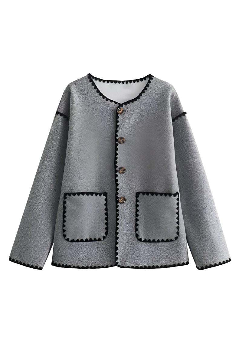 Women's Contrast  Cardigan