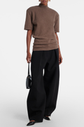 Rokuro Wool Sweater - Brown