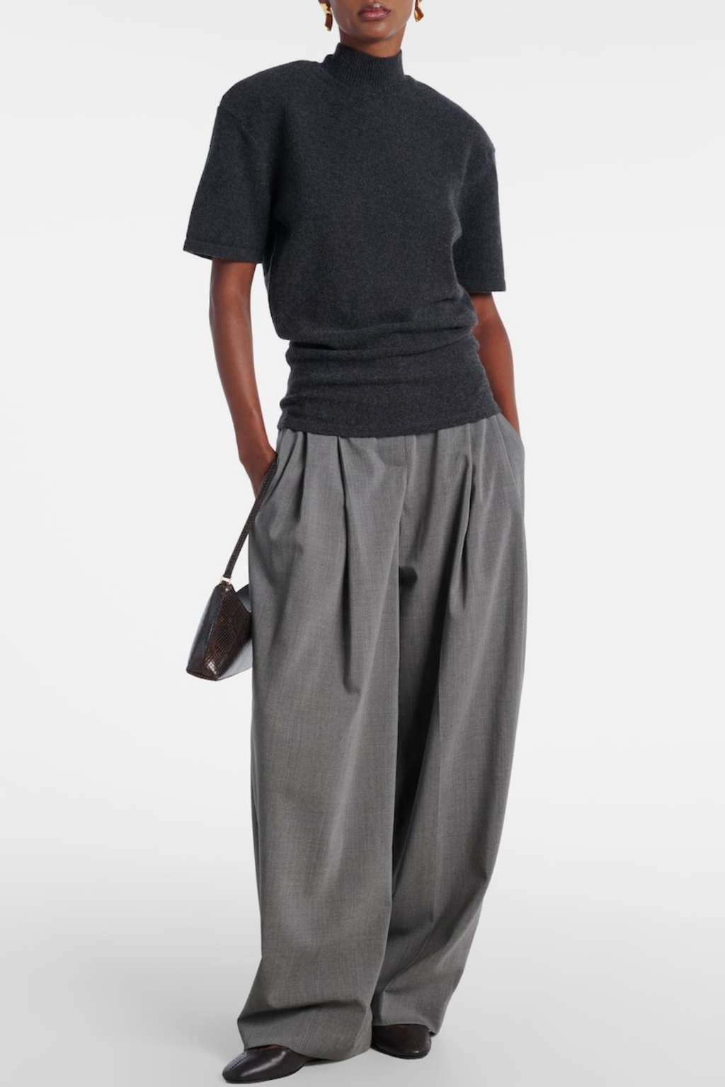 Rokuro Wool Sweater - Grey