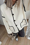 Women's Contrast  Cardigan