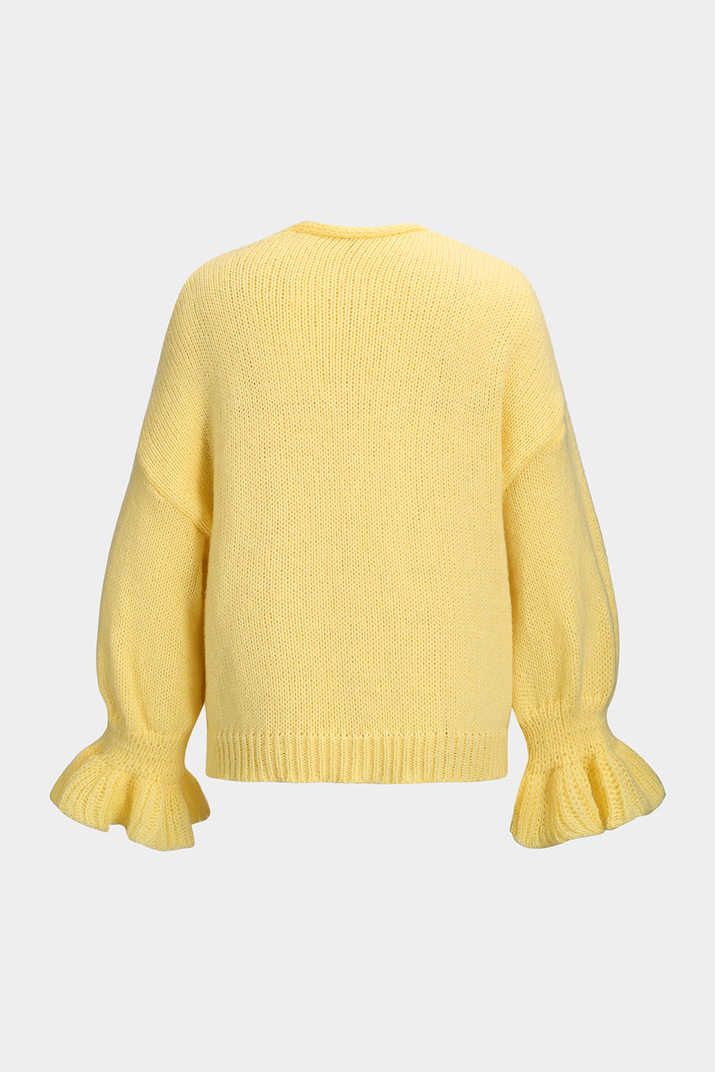 Knit Drawstring Tie-Up Cardigan